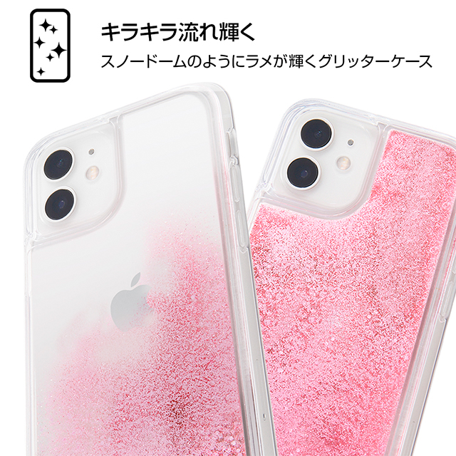 【iPhone12 mini ケース】ポケットモンスター/ラメ グリッターケース (ポケットモンスター/コダック＆ヤドン)サブ画像
