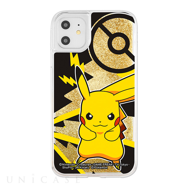 【iPhone11/XR ケース】ポケットモンスター/ラメ グリッターケース (ポケットモンスター/ピカチュウ)