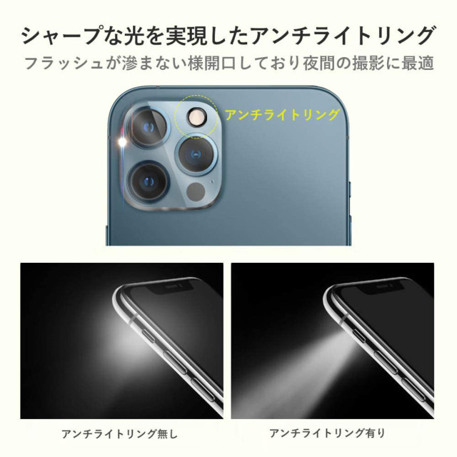 【iPhone12 フィルム】Camera Lens Glassサブ画像