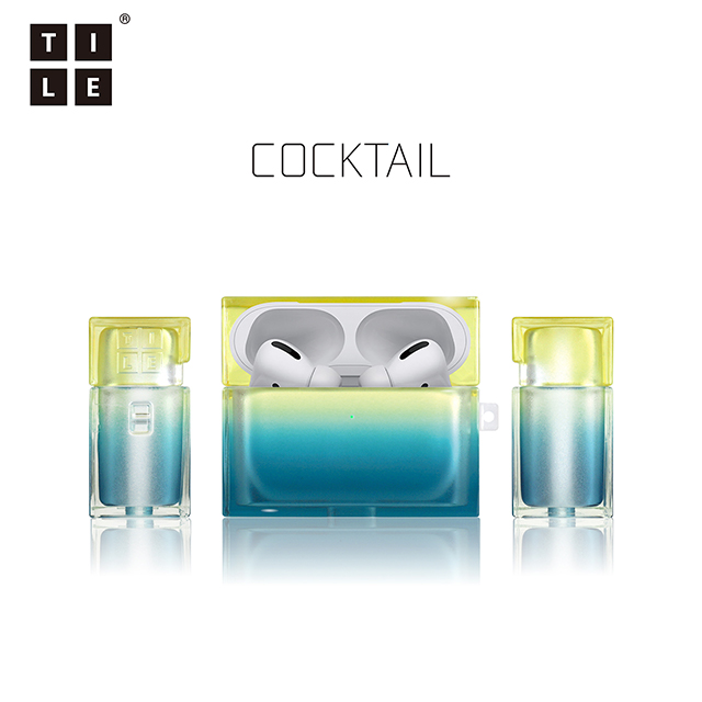 【AirPods Pro(第1世代) ケース】TILE COCKTAIL (グラデーションGREEN)goods_nameサブ画像