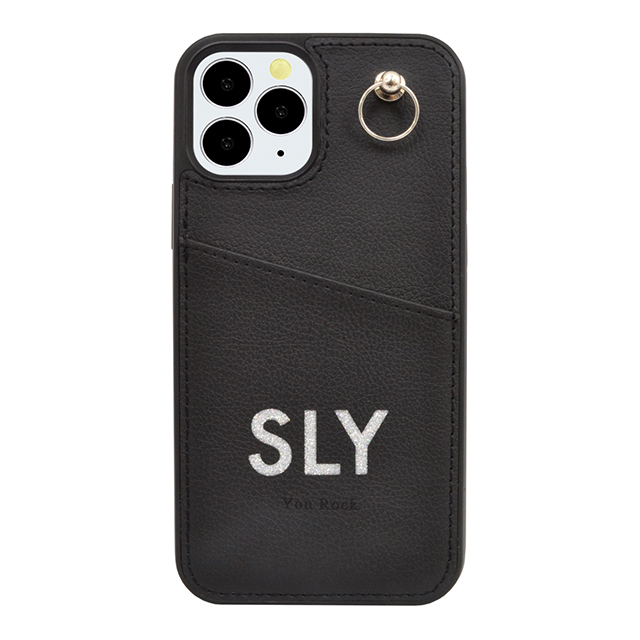 【iPhone12/12 Pro ケース】SLY Die cutting_Case (black)サブ画像