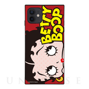 【iPhone12 mini ケース】BETTY BOOP ガラスケース (RED LOGO DOT)