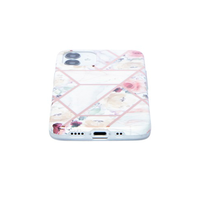 【iPhone12 mini ケース】TPUケース ROSE (WHITE)サブ画像