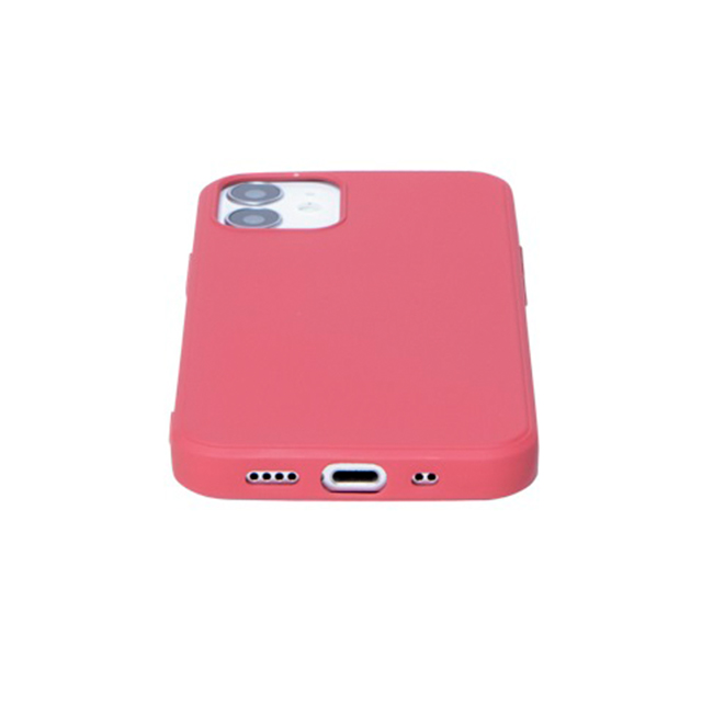 【iPhone12 mini ケース】シリコンケース SILICONE (RED)サブ画像
