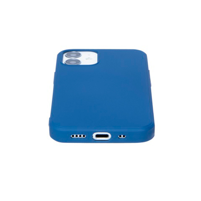 【iPhone12 mini ケース】シリコンケース SILICONE (BLUE)サブ画像