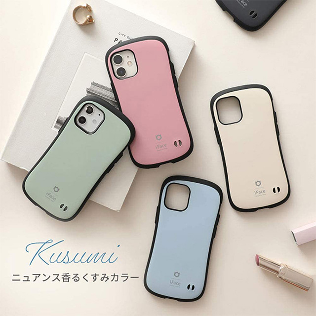 【iPhone12 mini ケース】iFace First Class KUSUMIケース (くすみグリーン)サブ画像