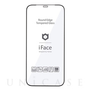 【iPhone12 mini フィルム】iFace Round Edge Tempered Glass Screen Protector ラウンドエッジ強化ガラス 液晶保護シート (ブラック)