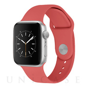 【Apple Watch バンド 49/45/44/42mm】シリコンバンド (ローズ) for Apple Watch Ultra2/1/SE(第2/1世代)/Series9/8/7/6/5/4/3/2/1