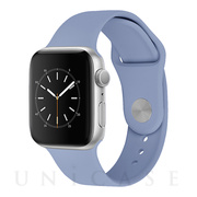 【Apple Watch バンド 41/40/38mm】シリコンバンド (ライトブルー) for Apple Watch SE(第2/1世代)/Series9/8/7/6/5/4/3/2/1