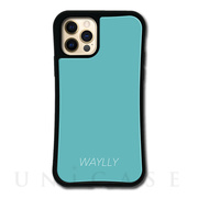 【iPhone12/12 Pro ケース】WAYLLY-MKセットドレッサー (スモールロゴ ミントブルー)