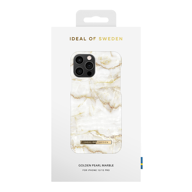 【iPhone12/12 Pro ケース】Fashion Case (Golden Pearl Marble)サブ画像