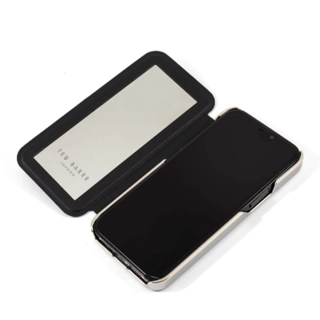 【iPhone12 mini ケース】Folio Case (Elderflower Black Silver)サブ画像