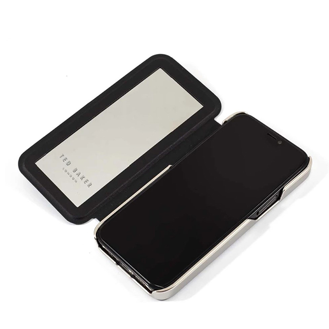 【iPhone12/12 Pro ケース】Folio Case (Elderflower Black Silver)サブ画像