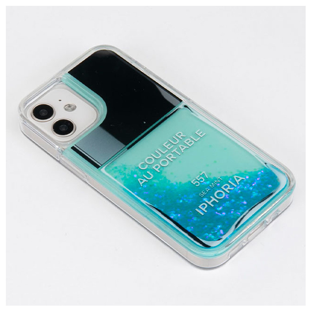 【iPhone12 mini ケース】Liquid Case (Nailpolish Coleur Au Portable Turquoise)goods_nameサブ画像