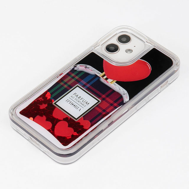 【iPhone12 mini ケース】Liquid Case (Tartan Heart Perfume)サブ画像