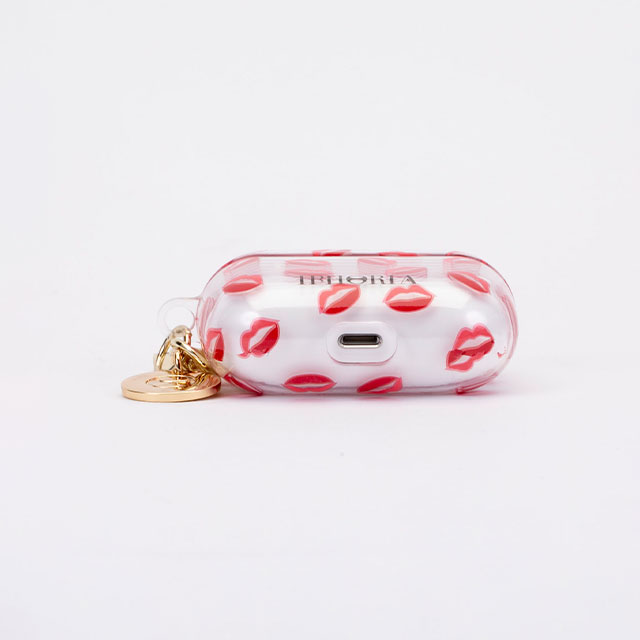 【AirPods Pro(第1世代) ケース】Key Chain Airpods Pro Case (Lips Print)サブ画像