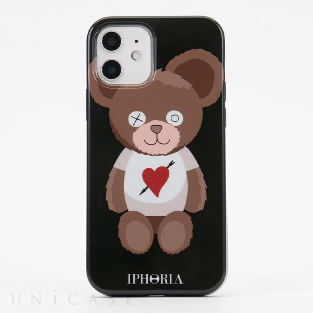 【iPhone12/12 Pro ケース】Teddy Bear with Heart