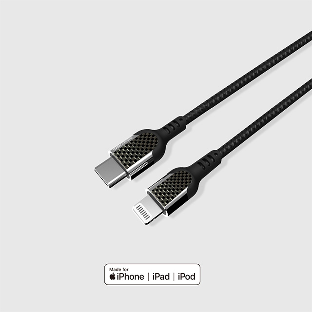Carbon Fiber MFi USB-C to Lightning Fast Charging Cablegoods_nameサブ画像