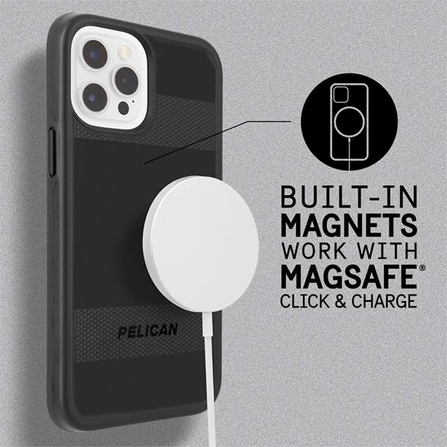 【iPhone12/12 Pro ケース】MagSafe対応・抗菌・耐衝撃ケース Protector (Black)goods_nameサブ画像