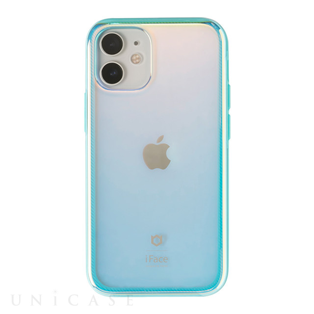 【iPhone12 mini ケース】iFace Glastonケース (スイート/ブルー)