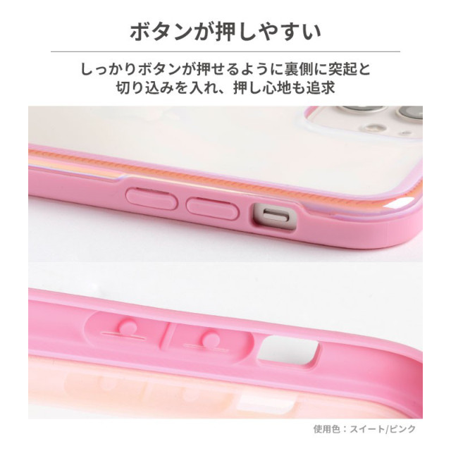【iPhone12 Pro Max ケース】iFace Glastonケース (コットンキャンディ/ブルー)サブ画像
