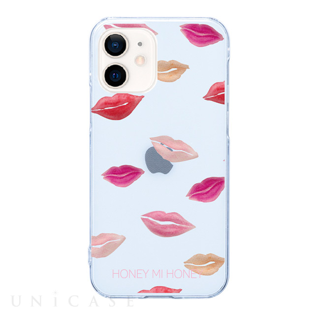【iPhone12 mini ケース】クリアケース (Pink Kiss)