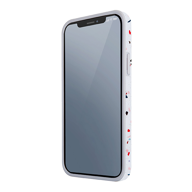 【iPhone12 Pro Max ケース】COEHL TERRAZZO IML技術を採用 耐衝撃ハイブリット素材採用 内側にマイクロファイバー 衝撃にも傷に強い ハードケース (ホワイト)サブ画像