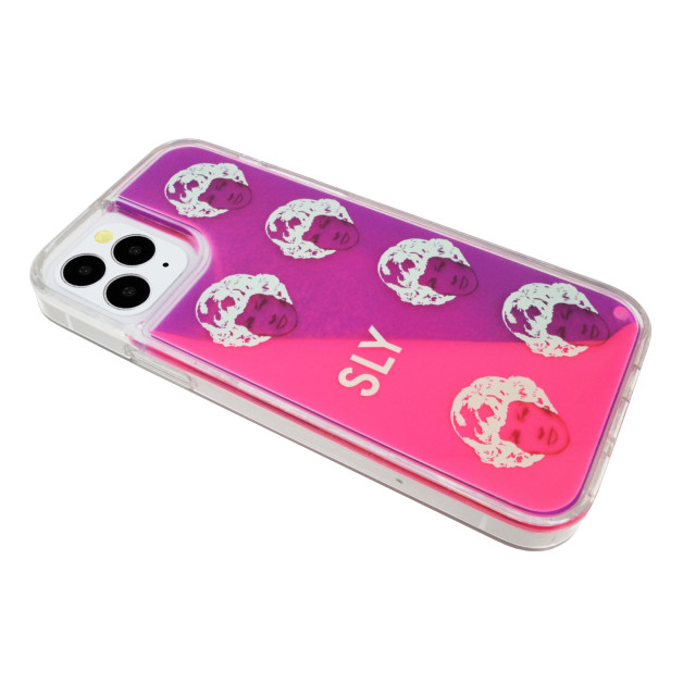 【iPhone12 Pro Max ケース】SLY ネオンサンドケース face (ピンク×紫)サブ画像