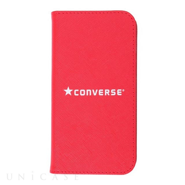 【iPhone12/12 Pro ケース】Logo PU Leather Book Type Case (RED)