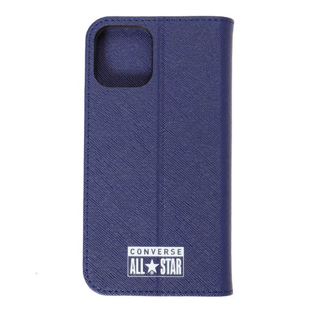 【iPhone12/12 Pro ケース】Logo PU Leather Book Type Case (BLUE)サブ画像