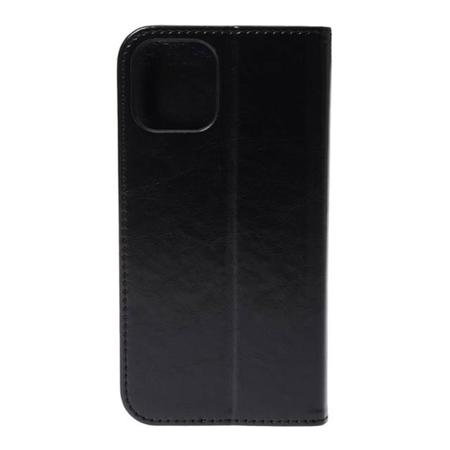 【iPhone12/12 Pro ケース】Uncle Patch  PU Leather Book Type Case (BLACK)サブ画像