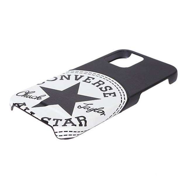 【iPhone12/12 Pro ケース】Big Circle Logo PU Leather Back Case カードポケット付き (BLACK)サブ画像