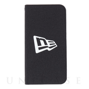 【iPhone12 mini ケース】Flag Logo Book Type Case (BLACK)