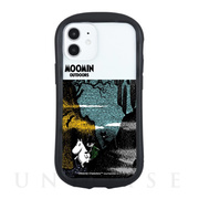 【iPhone12 mini ケース】ムーミン(OUTDOORS) ハイブリッドクリアケース (不気味な森)