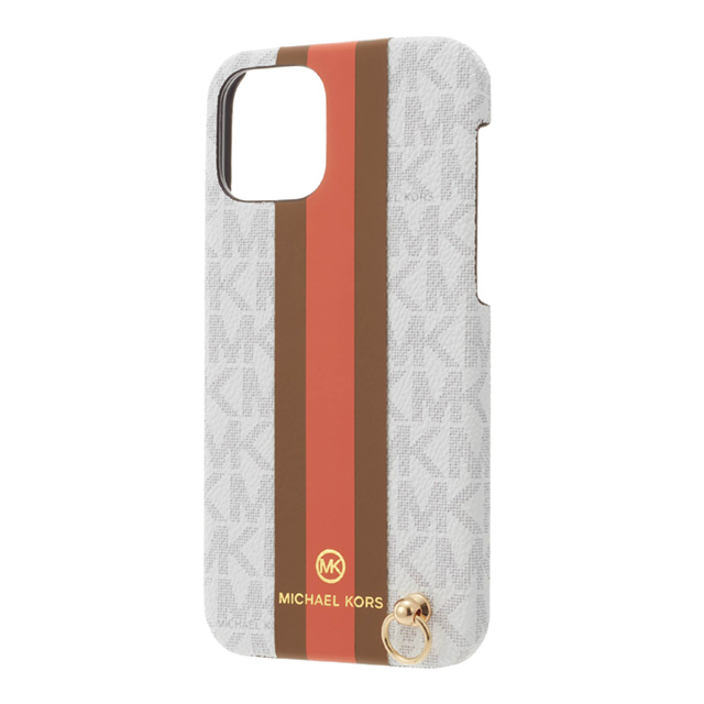 【iPhone12/12 Pro ケース】Slim Wrap Case Stripe with Hand Strap - MagSafe (Bright White)サブ画像