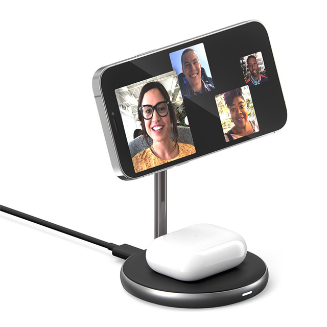 HyperJuice マグネット式 2-in-1 ワイヤレス充電 スタンド MagSafe対応 iPhone用充電器サブ画像