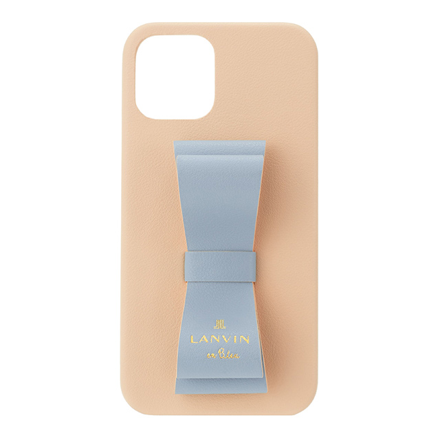 【iPhone12 mini ケース】Slim Wrap Case 2 Tone (Baby Blue × Beige)サブ画像