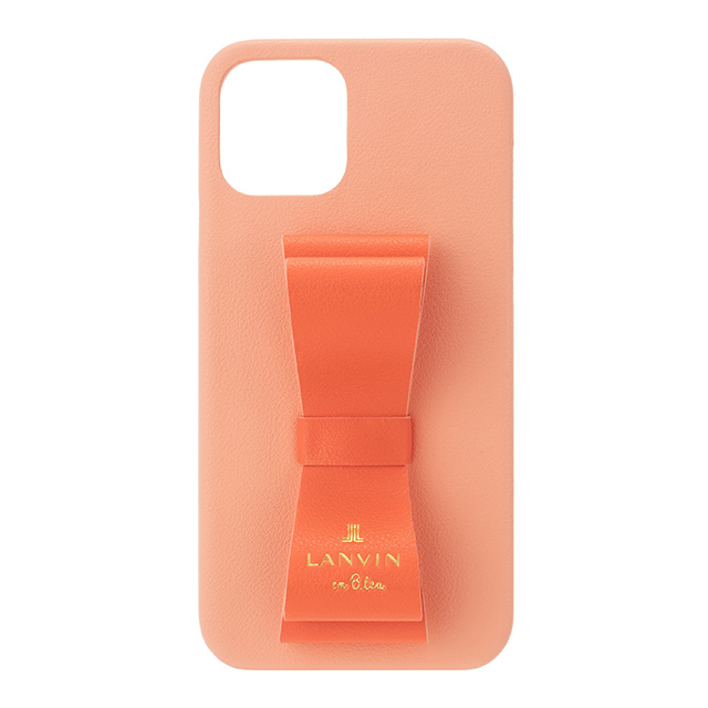 【iPhone12/12 Pro ケース】Slim Wrap Case 2 Tone (Red × Peach Pink)サブ画像
