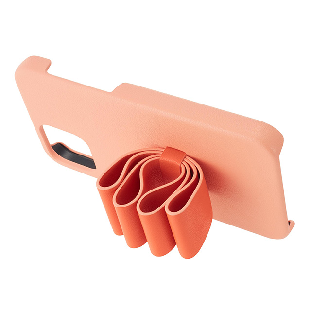 【iPhone12/12 Pro ケース】Slim Wrap Case 2 Tone (Red × Peach Pink)サブ画像