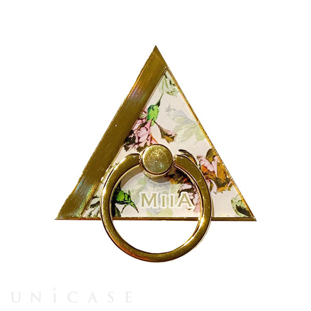 スマホリング MIIA Golden triangle (Milky Carnation)