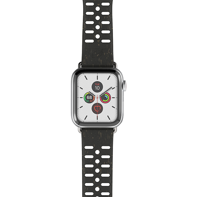 【Apple Watch バンド 44/42mm】Apple Watch用ベルト・エコフレンドリー (ブラック) for Apple Watch SE(第2/1世代)/Series6/5/4/3/2/1サブ画像