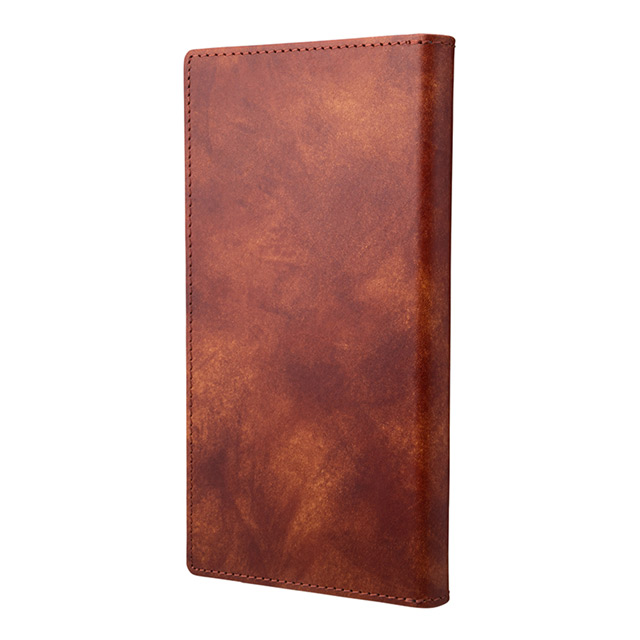 【マルチ スマホケース】”UNIVERSAL CASE” Museum-calf Leather Book Case (Regular size) Brownサブ画像