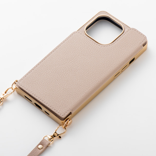 【iPhone13 mini ケース】Cross Body Case for iPhone13 mini (beige)サブ画像