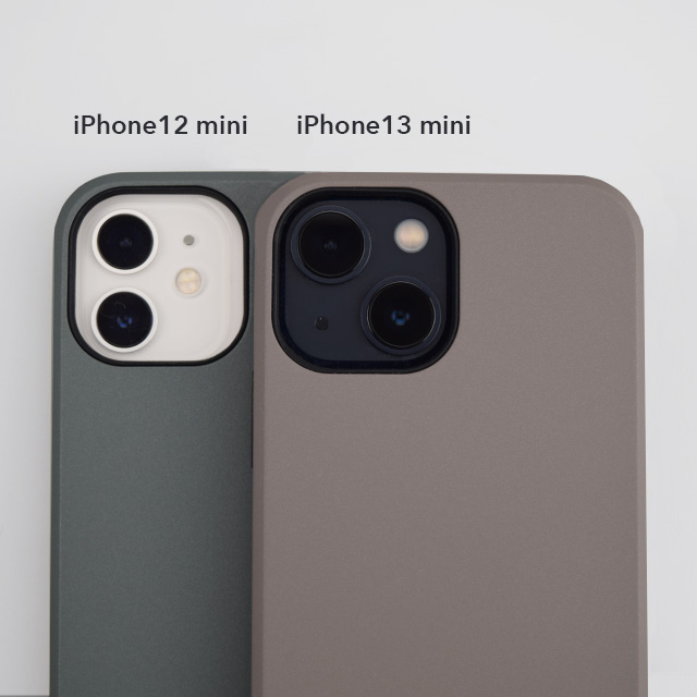 【iPhone13 mini/12 mini ケース】Smooth Touch Hybrid Case for iPhone13 mini (moss gray)サブ画像