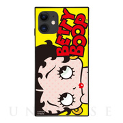 【iPhone11/XR ケース】Betty Boop ガラスケース (YELLOW)