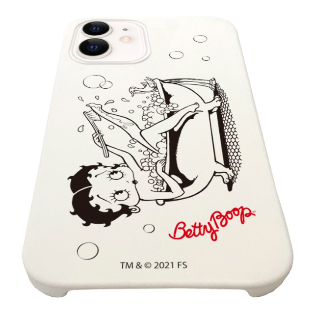 【iPhone12/12 Pro ケース】Betty Boop シリコンケース ホワイト (Bath)サブ画像