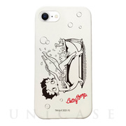 【iPhoneSE(第3/2世代)/8/7/6s/6 ケース】Betty Boop シリコンケース ホワイト (Bath)