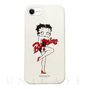 【iPhoneSE(第3/2世代)/8/7/6s/6 ケース】Betty Boop シリコンケース ホワイト (Be mine)