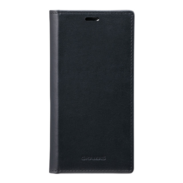 【iPhone13 mini/12 mini ケース】Italian Genuine Leather Book Case (Black)サブ画像