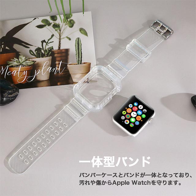 【Apple Watch バンド 40mm】クリアバンド (クリア) for Apple Watch SE(第1世代)/Series6/5サブ画像